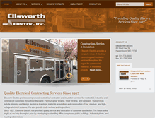 Tablet Screenshot of ellsworthelectric.net